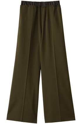 【ランバン オン ブルー/LANVIN en Bleu】 異素材ベルトゴムワイドパンツ人気、トレンドファッション・服の通販 founy(ファニー) ファッション Fashion レディースファッション Fashion for Women パンツ Pants & Trousers ベルト&ウエストマーク Belts & Waist Accessories ストレート Straight, Straight Cut リラックス Relax, Relaxed Fit ワイド Wide, Wide Fit 新作・新入荷 New Arrivals / New In |ID:prp329100004664848