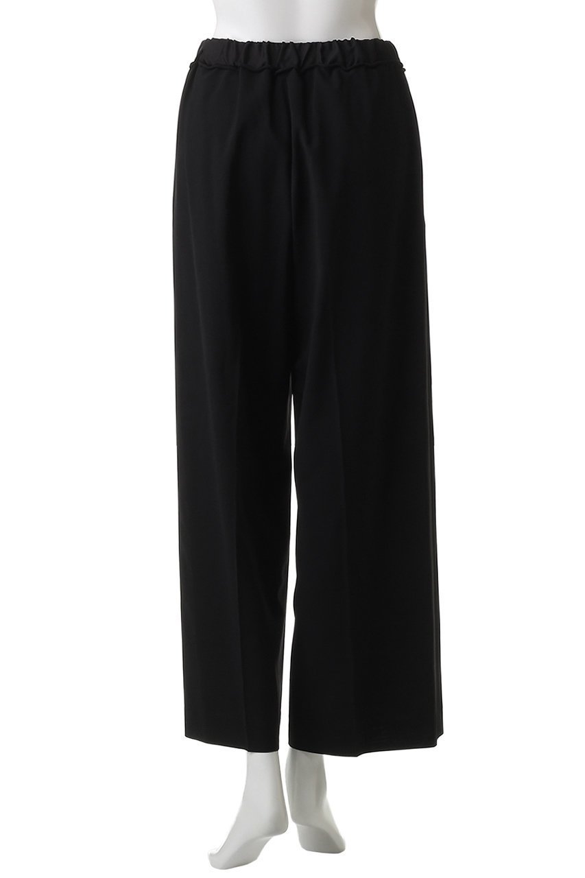 【ランバン オン ブルー/LANVIN en Bleu】の異素材ベルトゴムワイドパンツ 人気、トレンドファッション・服の通販 founy(ファニー) 　ファッション　Fashion　レディースファッション　Fashion for Women　パンツ　Pants & Trousers　ベルト&ウエストマーク　Belts & Waist Accessories　ストレート　Straight, Straight Cut　リラックス　Relax, Relaxed Fit　ワイド　Wide, Wide Fit　新作・新入荷　New Arrivals / New In　other-4|ID: prp329100004664848 ipo3291000000033744321