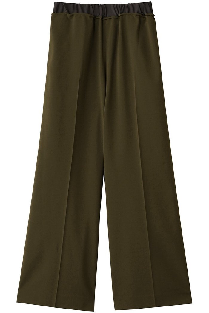 【ランバン オン ブルー/LANVIN en Bleu】の異素材ベルトゴムワイドパンツ インテリア・キッズ・メンズ・レディースファッション・服の通販 founy(ファニー) https://founy.com/ ファッション Fashion レディースファッション Fashion for Women パンツ Pants & Trousers ベルト&ウエストマーク Belts & Waist Accessories ストレート Straight, Straight Cut リラックス Relax, Relaxed Fit ワイド Wide, Wide Fit |ID: prp329100004664848 ipo3291000000035694839