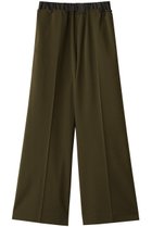 【ランバン オン ブルー/LANVIN en Bleu】の異素材ベルトゴムワイドパンツ カーキ|ID: prp329100004664848 ipo3291000000035694840