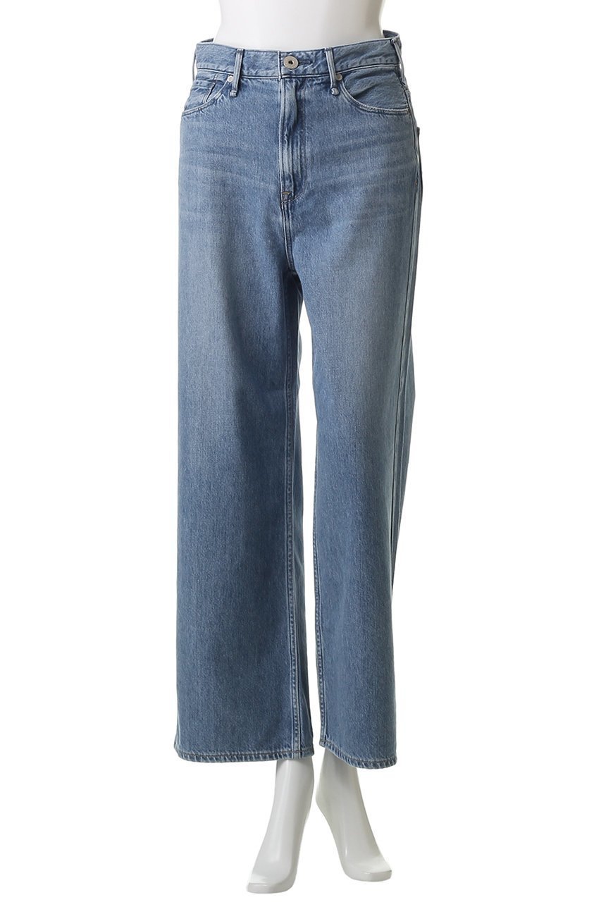 【プルミエ アロンディスモン/1er Arrondissement】の【upper hights】“THE LARA”デニムパンツ 人気、トレンドファッション・服の通販 founy(ファニー) 　ファッション　Fashion　レディースファッション　Fashion for Women　パンツ　Pants & Trousers　デニムパンツ・ジーンズ・美脚デニム　Denim Jeans & Pants　デニム　Denim, Jeans Material　ドローコード　Drawcord, Drawstring Cord　ワイド　Wide, Wide Fit　新作・新入荷　New Arrivals / New In　other-2|ID: prp329100004664856 ipo3291000000033744366
