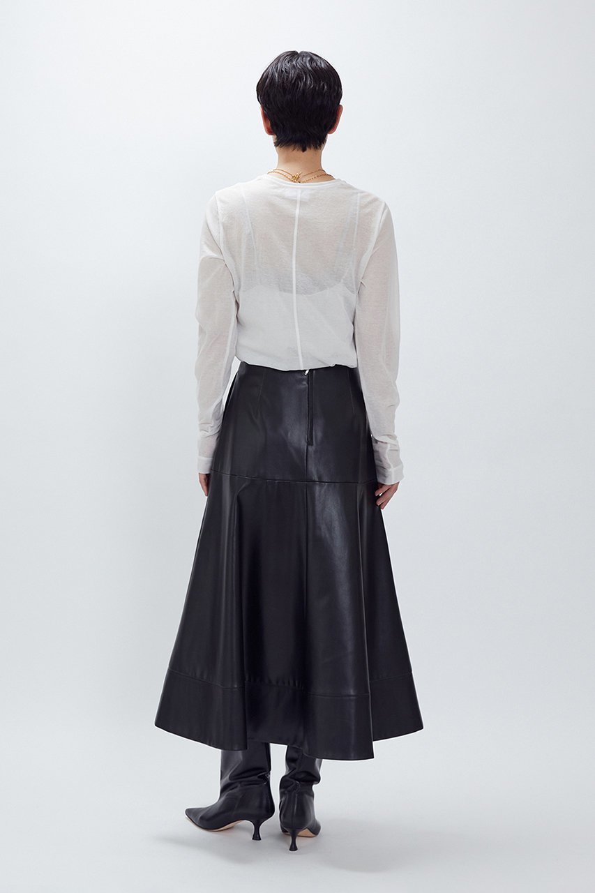 【プルミエ アロンディスモン/1er Arrondissement】の【追加】シアーロンT 人気、トレンドファッション・服の通販 founy(ファニー) 　ファッション　Fashion　レディースファッション　Fashion for Women　トップス・カットソー　Cut & Sew Tops　シャツ・ブラウス・オフィスカジュアル　Elegant Blouses & Button-Ups　ロングTシャツ・Tシャツ　Longline T-Shirts & Tees　カットソー・ベーシックTシャツ　Cut-and-Sewn Tops / Stretch Tees & Basics　インナー　Innerwear　キャミソール　Camisole, Spaghetti Strap Top　シアー　Sheer, See-Through　シンプル　Simple, Minimal　スリーブ　Sleeve, Long Sleeve / Short Sleeve　ビスチェ　Bustier, Corset Top　ロング　Long, Long-Length　エレガント 上品　Elegant　other-7|ID: prp329100004664860 ipo3291000000035276241