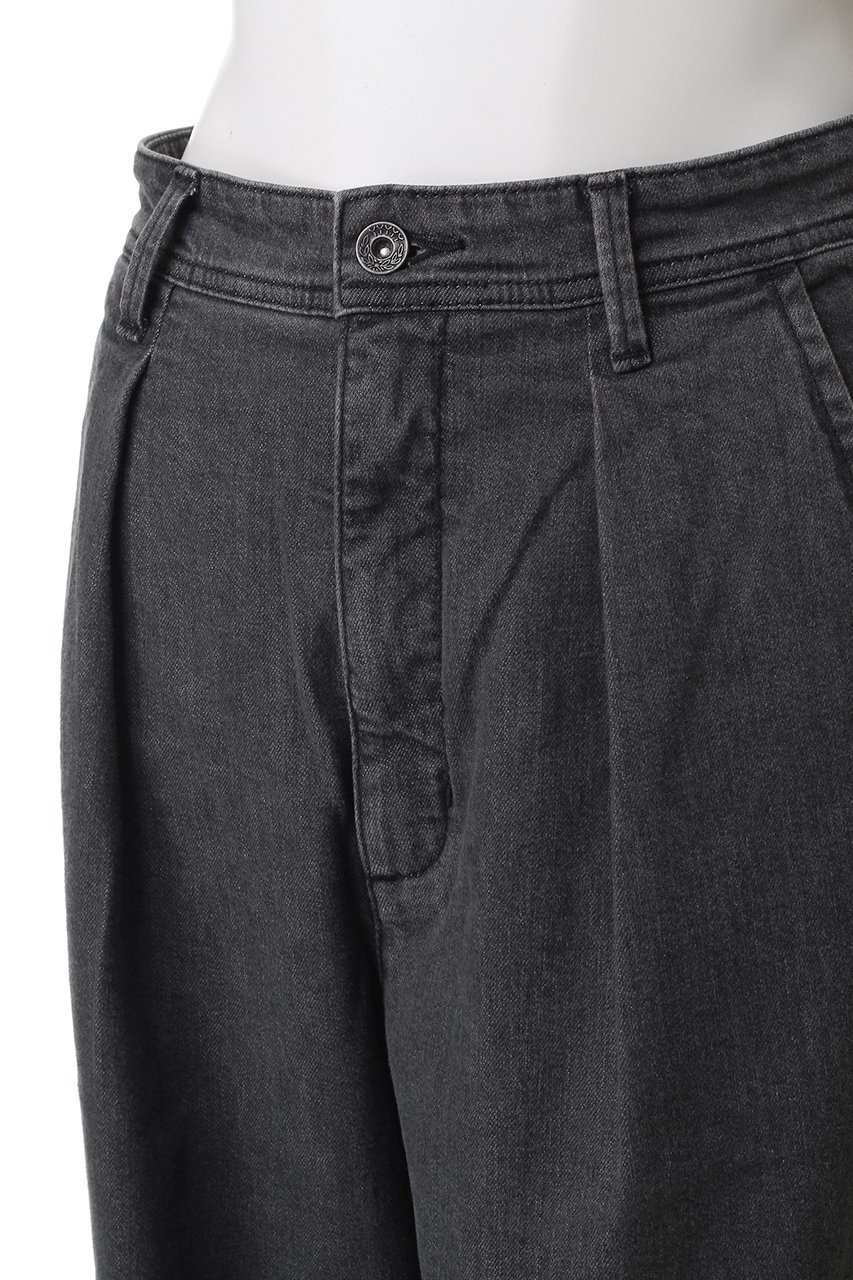 【ヤヌーク/YANUK】のタックパンツ 人気、トレンドファッション・服の通販 founy(ファニー) 　ファッション　Fashion　レディースファッション　Fashion for Women　パンツ　Pants & Trousers　デニムパンツ・ジーンズ・美脚デニム　Denim Jeans & Pants　スウェット / スエット　Sweatshirt, Sweatwear　デニム　Denim, Jeans Material　ドレープ　Drape, Draping Fabric　ビンテージ　Vintage, Retro Style　ファブリック　Fabric, Textile　新作・新入荷　New Arrivals / New In　other-5|ID: prp329100004664865 ipo3291000000033744445