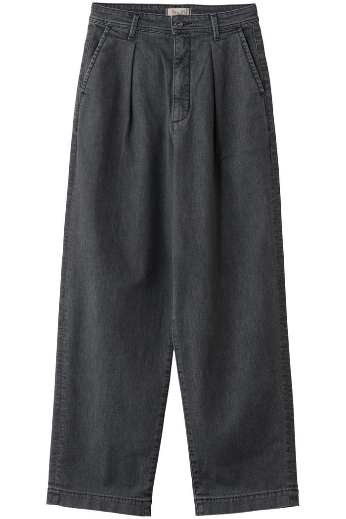 【ヤヌーク/YANUK】のタックパンツ インテリア・キッズ・メンズ・レディースファッション・服の通販 founy(ファニー) https://founy.com/ ファッション Fashion レディースファッション Fashion for Women パンツ Pants & Trousers デニムパンツ・ジーンズ・美脚デニム Denim Jeans & Pants スウェット / スエット Sweatshirt, Sweatwear デニム Denim, Jeans Material ドレープ Drape, Draping Fabric ビンテージ Vintage, Retro Style ファブリック Fabric, Textile |ID: prp329100004664865 ipo3291000000035784130