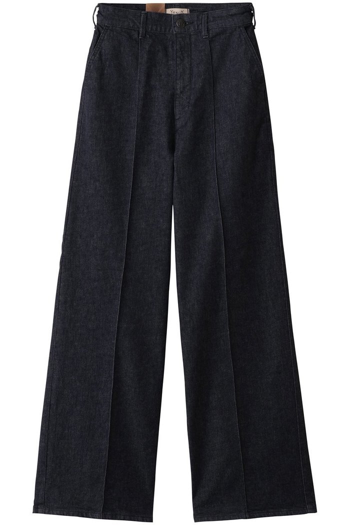 【ヤヌーク/YANUK】のピンタックストレート インテリア・キッズ・メンズ・レディースファッション・服の通販 founy(ファニー) https://founy.com/ ファッション Fashion レディースファッション Fashion for Women パンツ Pants & Trousers デニムパンツ・ジーンズ・美脚デニム Denim Jeans & Pants シンプル Simple, Minimal ストレート Straight, Straight Cut センター Center, Center Line タートルネック Turtleneck, High Neck デニム Denim, Jeans Material トレンド Trend, Trending Now フィット Fit, Slim Fit フロント Front, Front Design |ID: prp329100004664869 ipo3291000000036014908