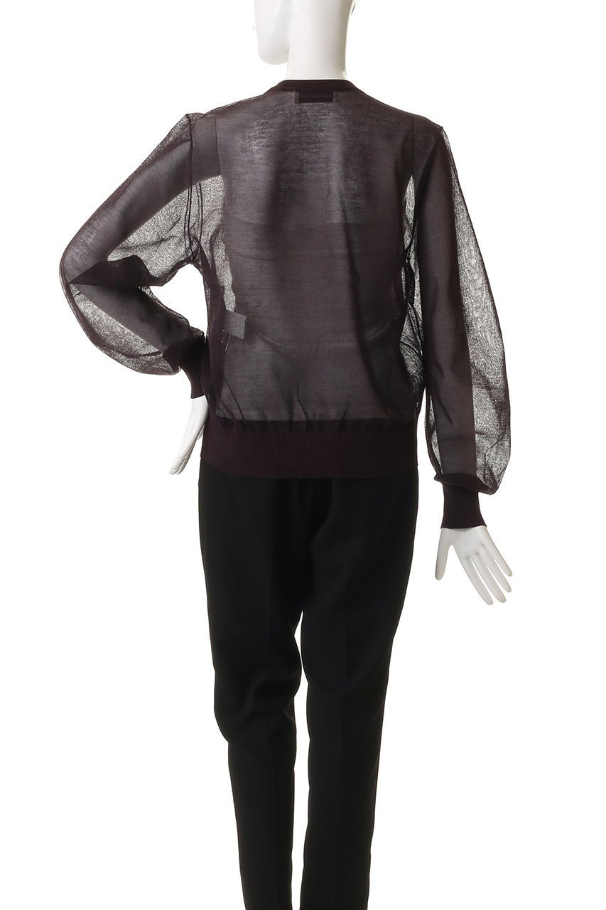 【デパリエ/DEPAREILLE】のラミーシアークルーネックニット 人気、トレンドファッション・服の通販 founy(ファニー) 　ファッション　Fashion　レディースファッション　Fashion for Women　トップス・カットソー　Cut & Sew Tops　ニット　Knit Tops & Sweaters　カジュアルプルオーバー・ニットトップス　Pullovers & Knit Tops / Casual Pullovers　インナー　Innerwear　キャミソール　Camisole, Spaghetti Strap Top　シアー　Sheer, See-Through　タンク　Tank Top, Sleeveless Top　ボトム　Bottoms, Lower Wear　エレガント 上品　Elegant　新作・新入荷　New Arrivals / New In　other-4|ID: prp329100004664870 ipo3291000000033744475
