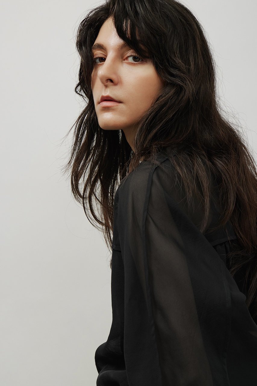 【デパリエ/DEPAREILLE】のシルクオーガンジーブラウス 人気、トレンドファッション・服の通販 founy(ファニー) 　ファッション　Fashion　レディースファッション　Fashion for Women　トップス・カットソー　Cut & Sew Tops　シャツ・ブラウス・オフィスカジュアル　Elegant Blouses & Button-Ups　オーガンジー　Organza Fabric　シルク　Silk, 100% Silk　スリーブ　Sleeve, Long Sleeve / Short Sleeve　ドレープ　Drape, Draping Fabric　ボトム　Bottoms, Lower Wear　リラックス　Relax, Relaxed Fit　ロング　Long, Long-Length　エレガント 上品　Elegant　other-7|ID: prp329100004664872 ipo3291000000034017036