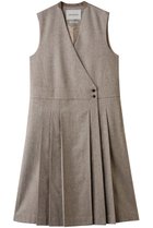 【デパリエ/DEPAREILLE】のネップウールラップドレス ベージュ|ID: prp329100004664873 ipo3291000000033744489
