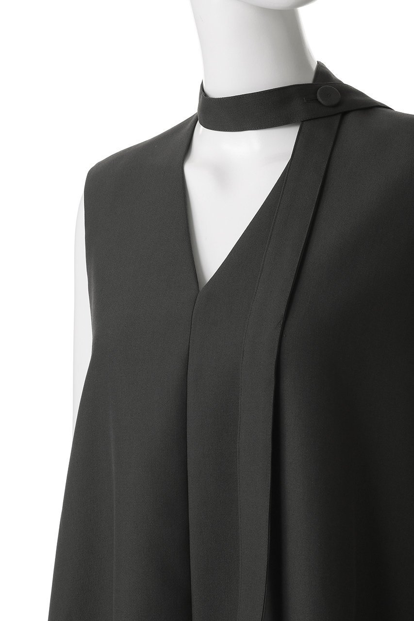 【デパリエ/DEPAREILLE】のDOSEKIN チョーカースリーブレスドレス 人気、トレンドファッション・服の通販 founy(ファニー) 　ファッション　Fashion　レディースファッション　Fashion for Women　ワンピース　Dresses　フォーマル・パーティードレス・結婚式用ドレス　Elegant & Casual Dresses　チュニック　Tunic Tops & Dresses　エレガント 上品　Elegant　チュニック　Tunic, Long Top　チョーカー　Tulle, Mesh Fabric　ドレス　Dress, One-Piece　パーティ　Party, Party Style　ロング　Long, Long-Length　新作・新入荷　New Arrivals / New In　other-5|ID: prp329100004664875 ipo3291000000033744509