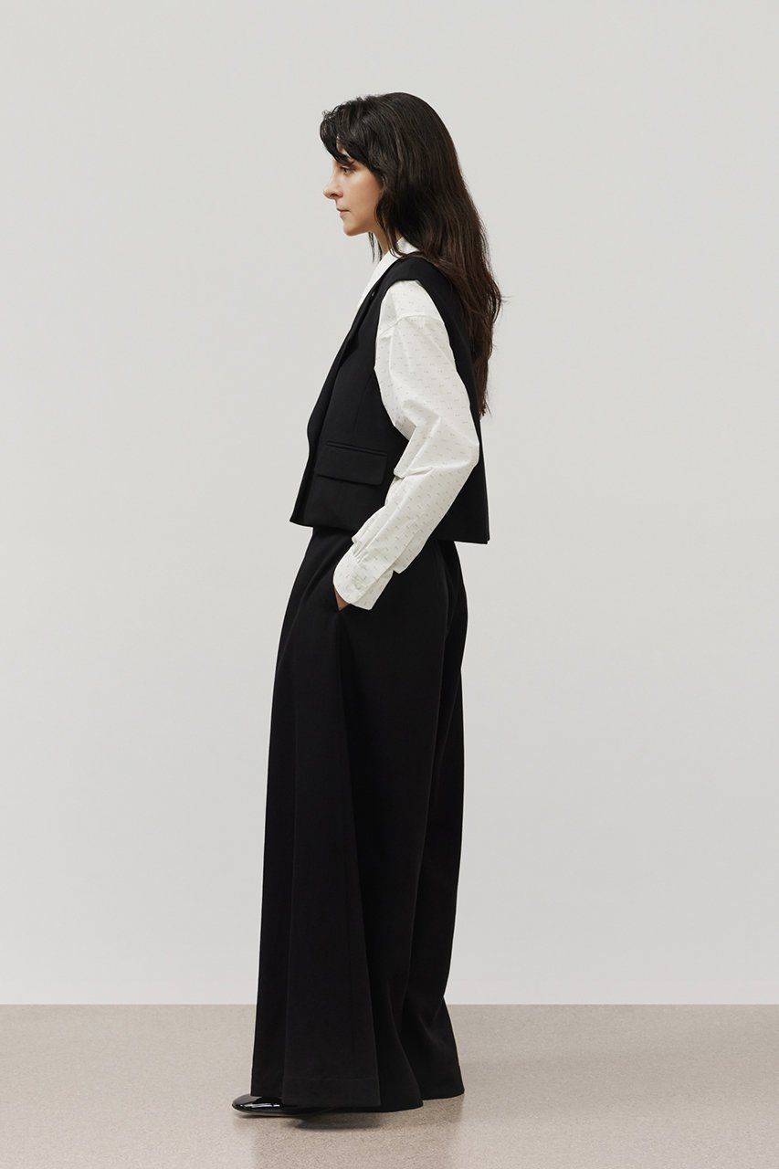 【デパリエ/DEPAREILLE】のトロピカルウールジレ 人気、トレンドファッション・服の通販 founy(ファニー) 　ファッション　Fashion　レディースファッション　Fashion for Women　アウター　Coat / Outerwear Collection　レディースジャケット・軽アウター　Jackets　インナー　Innerwear　コンパクト　Compact, Small Size　シンプル　Simple, Minimal　ジャケット　Jacket, Outerwear　ベスト　Vest, Waistcoat　other-8|ID: prp329100004664877 ipo3291000000034069051