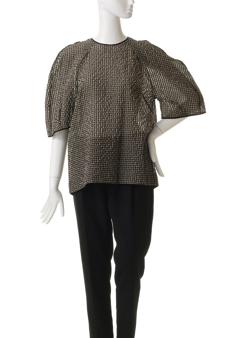【デパリエ/DEPAREILLE】のシアーサッカーチェックブラウス 人気、トレンドファッション・服の通販 founy(ファニー) 　ファッション　Fashion　レディースファッション　Fashion for Women　トップス・カットソー　Cut & Sew Tops　シャツ・ブラウス・オフィスカジュアル　Elegant Blouses & Button-Ups　ギンガム　Gingham, Gingham Fabric　スリーブ　Sleeve, Long Sleeve / Short Sleeve　チェック　Check, Plaid, Tartan　バランス　Balance, Style Balance　パーティ　Party, Party Style　ロング　Long, Long-Length　新作・新入荷　New Arrivals / New In　other-2|ID: prp329100004664879 ipo3291000000033744527