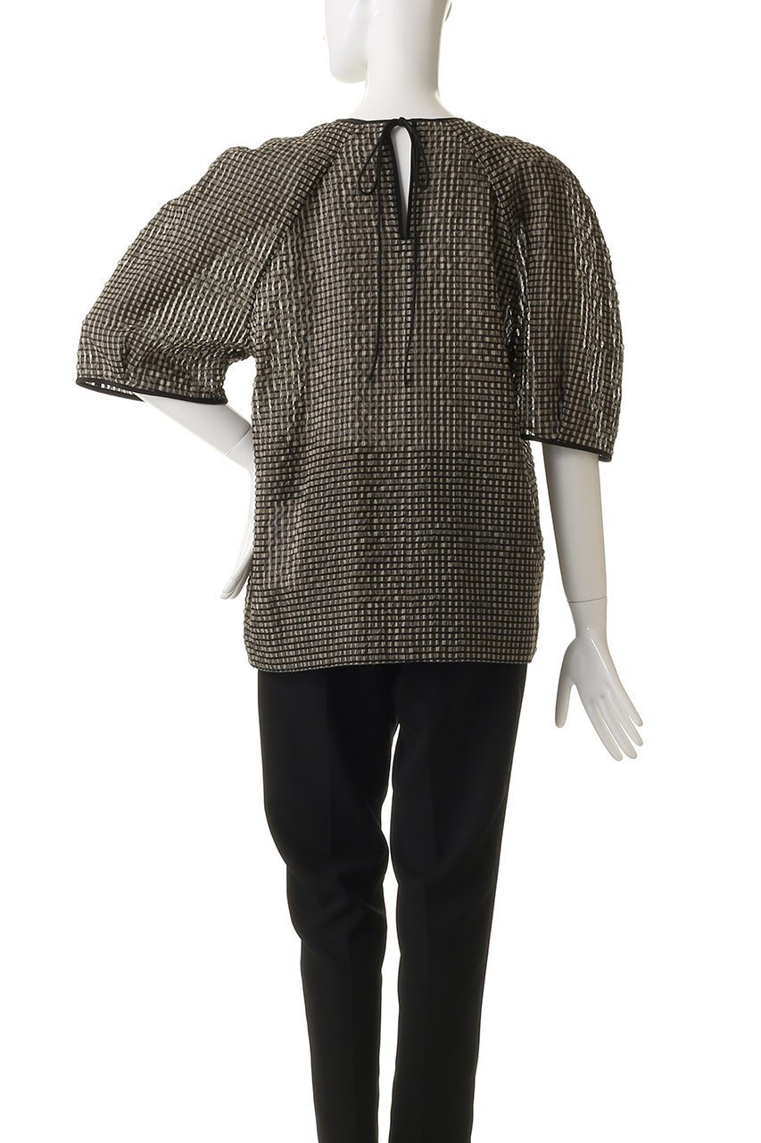 【デパリエ/DEPAREILLE】のシアーサッカーチェックブラウス 人気、トレンドファッション・服の通販 founy(ファニー) 　ファッション　Fashion　レディースファッション　Fashion for Women　トップス・カットソー　Cut & Sew Tops　シャツ・ブラウス・オフィスカジュアル　Elegant Blouses & Button-Ups　ギンガム　Gingham, Gingham Fabric　スリーブ　Sleeve, Long Sleeve / Short Sleeve　チェック　Check, Plaid, Tartan　バランス　Balance, Style Balance　パーティ　Party, Party Style　ロング　Long, Long-Length　新作・新入荷　New Arrivals / New In　other-4|ID: prp329100004664879 ipo3291000000033744529