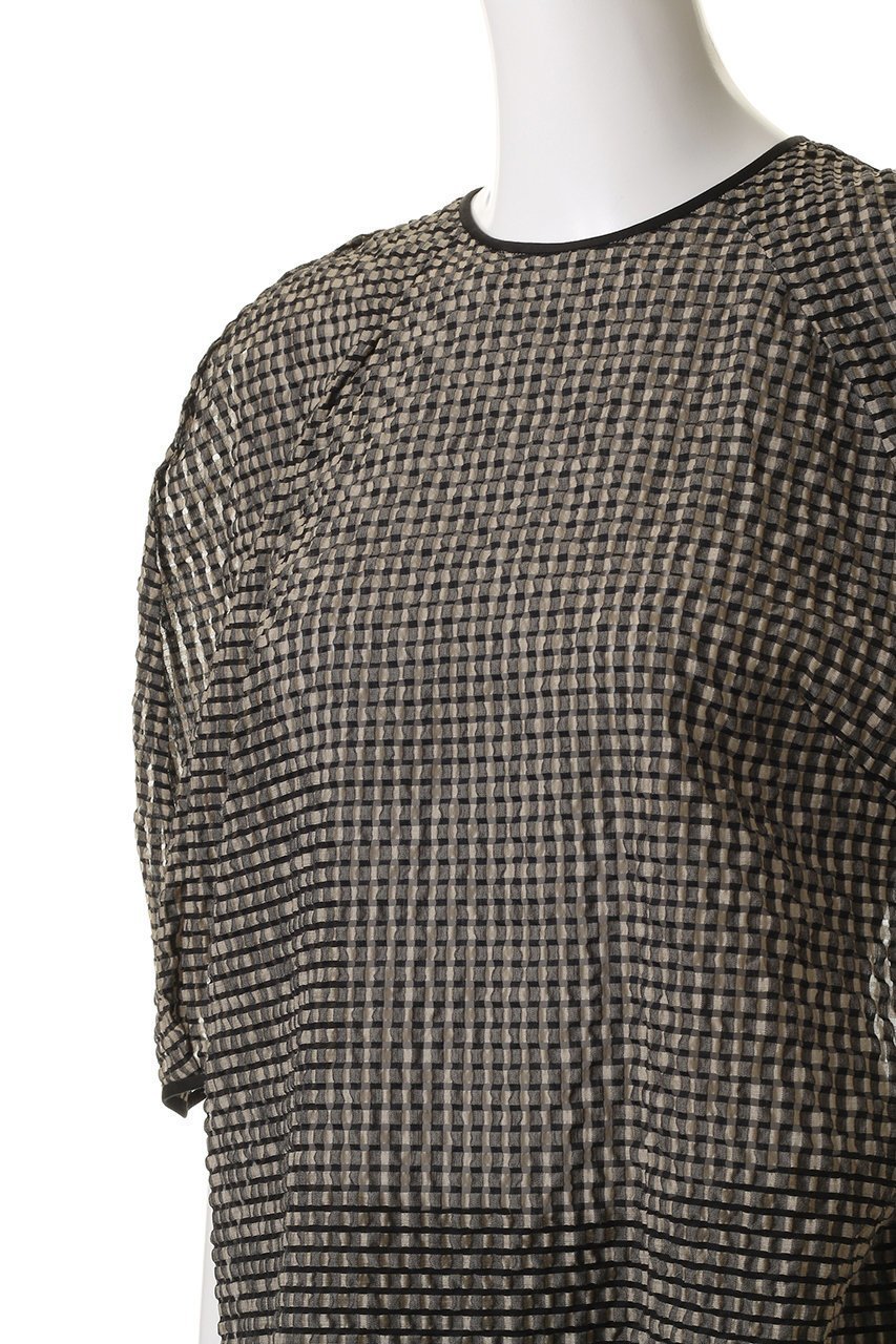 【デパリエ/DEPAREILLE】のシアーサッカーチェックブラウス 人気、トレンドファッション・服の通販 founy(ファニー) 　ファッション　Fashion　レディースファッション　Fashion for Women　トップス・カットソー　Cut & Sew Tops　シャツ・ブラウス・オフィスカジュアル　Elegant Blouses & Button-Ups　ギンガム　Gingham, Gingham Fabric　スリーブ　Sleeve, Long Sleeve / Short Sleeve　チェック　Check, Plaid, Tartan　バランス　Balance, Style Balance　パーティ　Party, Party Style　ロング　Long, Long-Length　新作・新入荷　New Arrivals / New In　other-5|ID: prp329100004664879 ipo3291000000033744531