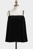 【ヒューエルミュージアム/hueLe Museum】の【hLM】カップ付きベロアキャミソール ブラック|ID: prp329100004664881 ipo3291000000035784171