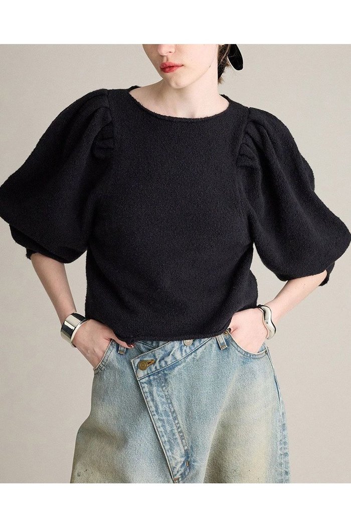 【ブリル/BRILL】のコットンパフプルオーバー インテリア・キッズ・メンズ・レディースファッション・服の通販 founy(ファニー) https://founy.com/ ファッション Fashion レディースファッション Fashion for Women トップス・カットソー Cut & Sew Tops シャツ・ブラウス・オフィスカジュアル Elegant Blouses & Button-Ups ロングTシャツ・Tシャツ Longline T-Shirts & Tees カジュアルプルオーバー・ニットトップス Pullovers & Knit Tops / Casual Pullovers カットソー・ベーシックTシャツ Cut-and-Sewn Tops / Stretch Tees & Basics イタリア Italy コンパクト Compact, Small Size ストレッチ Stretch, Stretchy Fabric スリーブ Sleeve, Long Sleeve / Short Sleeve ダメージ Distressed, Destroyed ロング Long, Long-Length 冬 Winter / This Winter 秋 Autumn |ID: prp329100004664882 ipo3291000000033744541