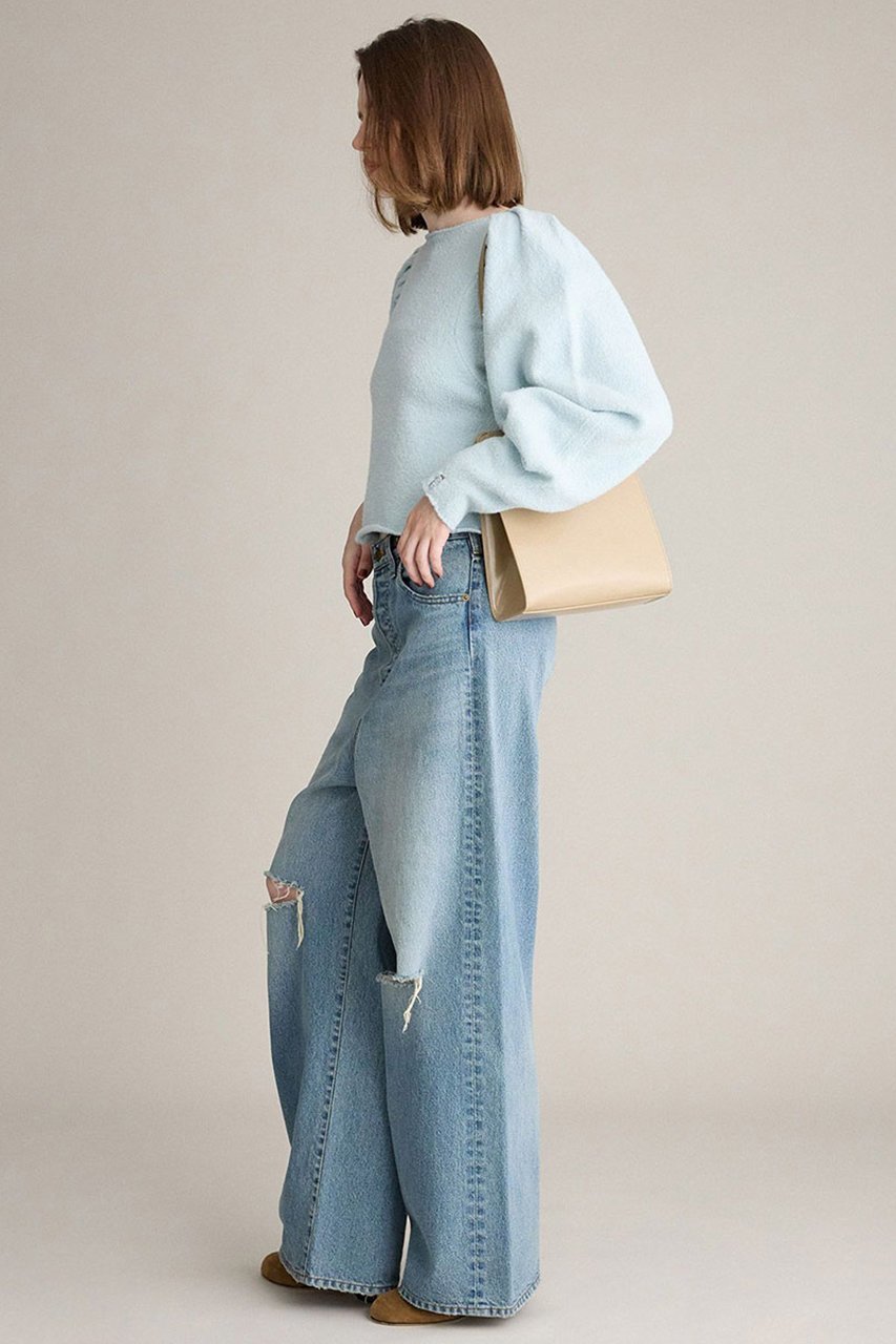 【ブリル/BRILL】のコットンパフプルオーバー 人気、トレンドファッション・服の通販 founy(ファニー) 　ファッション　Fashion　レディースファッション　Fashion for Women　トップス・カットソー　Cut & Sew Tops　シャツ・ブラウス・オフィスカジュアル　Elegant Blouses & Button-Ups　ロングTシャツ・Tシャツ　Longline T-Shirts & Tees　カジュアルプルオーバー・ニットトップス　Pullovers & Knit Tops / Casual Pullovers　カットソー・ベーシックTシャツ　Cut-and-Sewn Tops / Stretch Tees & Basics　イタリア　Italy　コンパクト　Compact, Small Size　ストレッチ　Stretch, Stretchy Fabric　スリーブ　Sleeve, Long Sleeve / Short Sleeve　ダメージ　Distressed, Destroyed　ロング　Long, Long-Length　冬　Winter / This Winter　新作・新入荷　New Arrivals / New In　秋　Autumn　other-6|ID: prp329100004664882 ipo3291000000033744554