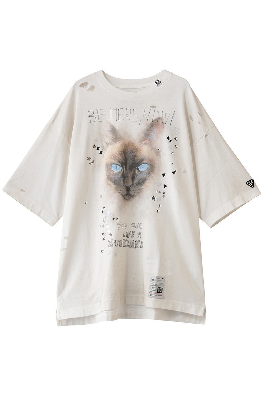 【メゾン ミハラヤスヒロ/Maison MIHARA YASUHIRO / MEN】の【MEN】EMBELLISHED DISTRESSED Tシャツ 人気、トレンドファッション・服の通販 founy(ファニー) 　ファッション　Fashion　メンズファッション　Fashion for Men　トップス・カットソー　Cut & Sew Tops　メンズシャツ　Shirts　ショート　Short, Short Length　ストーン　Stone, Gem-Like　スリーブ　Sleeve, Long Sleeve / Short Sleeve　ダメージ　Distressed, Destroyed　リラックス　Relax, Relaxed Fit　エレガント 上品　Elegant　新作・新入荷　New Arrivals / New In　 other-1|ID: prp329100004664886 ipo3291000000033744572