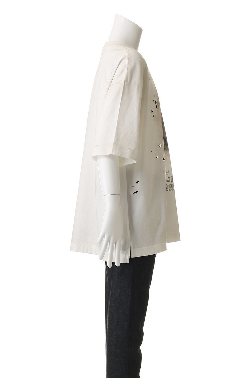 【メゾン ミハラヤスヒロ/Maison MIHARA YASUHIRO / MEN】の【MEN】EMBELLISHED DISTRESSED Tシャツ 人気、トレンドファッション・服の通販 founy(ファニー) 　ファッション　Fashion　メンズファッション　Fashion for Men　トップス・カットソー　Cut & Sew Tops　メンズシャツ　Shirts　ショート　Short, Short Length　ストーン　Stone, Gem-Like　スリーブ　Sleeve, Long Sleeve / Short Sleeve　ダメージ　Distressed, Destroyed　リラックス　Relax, Relaxed Fit　エレガント 上品　Elegant　新作・新入荷　New Arrivals / New In　other-3|ID: prp329100004664886 ipo3291000000033744575