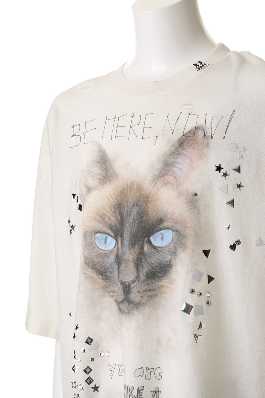 【メゾン ミハラヤスヒロ/Maison MIHARA YASUHIRO / MEN】の【MEN】EMBELLISHED DISTRESSED Tシャツ 人気、トレンドファッション・服の通販 founy(ファニー) 　ファッション　Fashion　メンズファッション　Fashion for Men　トップス・カットソー　Cut & Sew Tops　メンズシャツ　Shirts　ショート　Short, Short Length　ストーン　Stone, Gem-Like　スリーブ　Sleeve, Long Sleeve / Short Sleeve　ダメージ　Distressed, Destroyed　リラックス　Relax, Relaxed Fit　エレガント 上品　Elegant　新作・新入荷　New Arrivals / New In　other-5|ID: prp329100004664886 ipo3291000000033744579