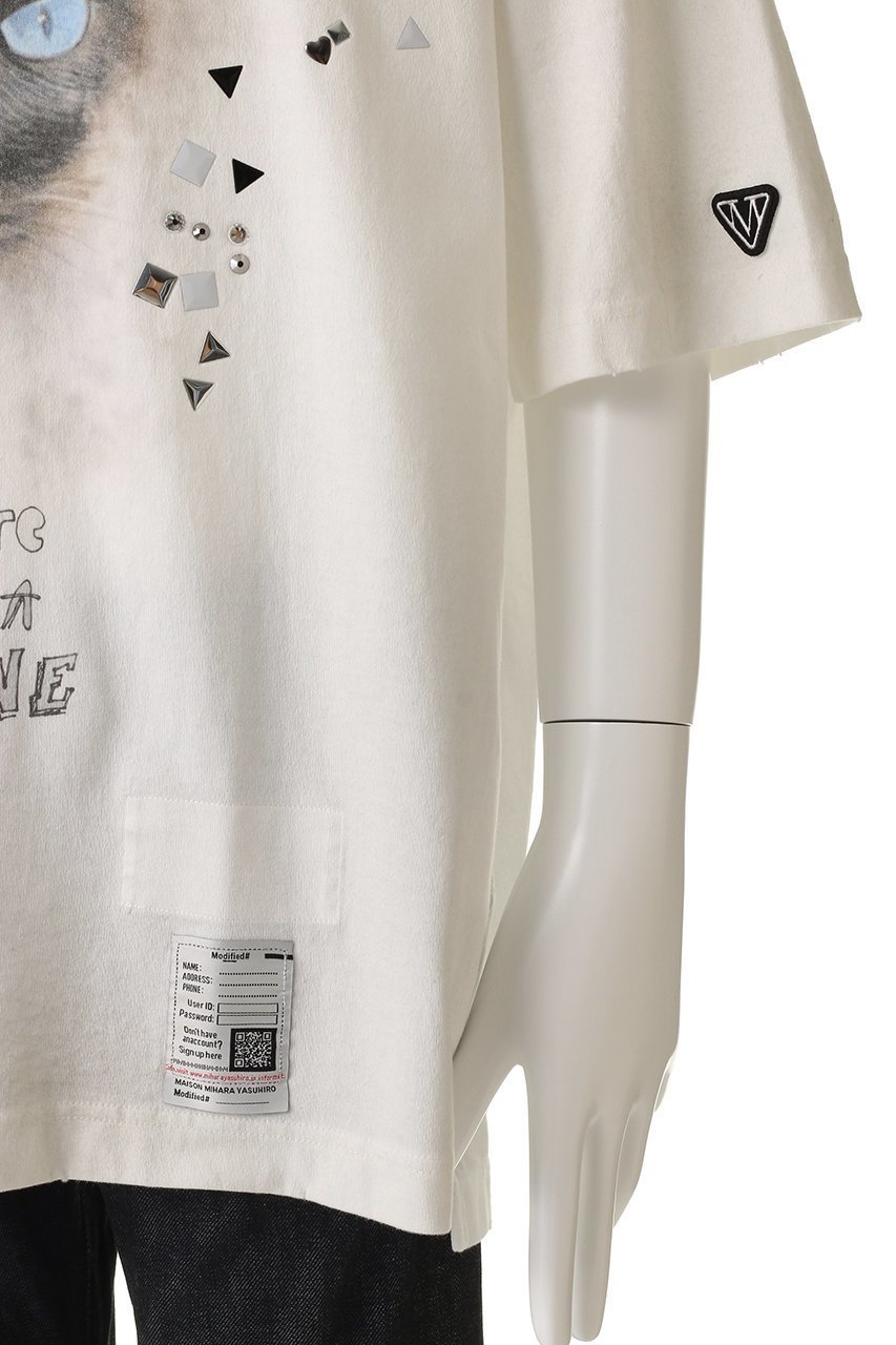 【メゾン ミハラヤスヒロ/Maison MIHARA YASUHIRO / MEN】の【MEN】EMBELLISHED DISTRESSED Tシャツ 人気、トレンドファッション・服の通販 founy(ファニー) 　ファッション　Fashion　メンズファッション　Fashion for Men　トップス・カットソー　Cut & Sew Tops　メンズシャツ　Shirts　ショート　Short, Short Length　ストーン　Stone, Gem-Like　スリーブ　Sleeve, Long Sleeve / Short Sleeve　ダメージ　Distressed, Destroyed　リラックス　Relax, Relaxed Fit　エレガント 上品　Elegant　新作・新入荷　New Arrivals / New In　other-6|ID: prp329100004664886 ipo3291000000033744581