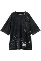 【メゾン ミハラヤスヒロ/Maison MIHARA YASUHIRO / MEN】の【MEN】EMBELLISHED BLEACHED Tシャツ ブラック|ID:prp329100004664888