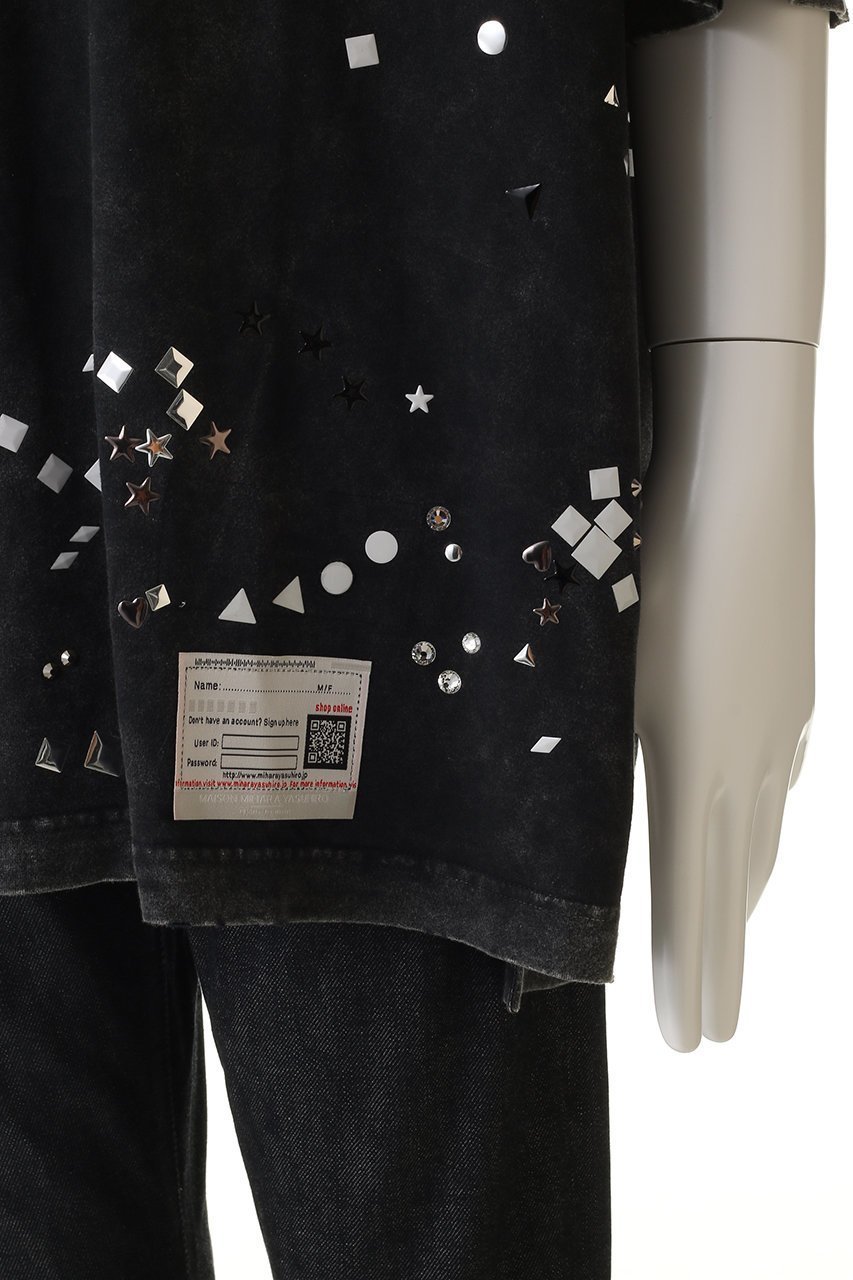 【メゾン ミハラヤスヒロ/Maison MIHARA YASUHIRO / MEN】の【MEN】EMBELLISHED BLEACHED Tシャツ 人気、トレンドファッション・服の通販 founy(ファニー) 　ファッション　Fashion　メンズファッション　Fashion for Men　トップス・カットソー　Cut & Sew Tops　メンズシャツ　Shirts　ショート　Short, Short Length　シンプル　Simple, Minimal　スリーブ　Sleeve, Long Sleeve / Short Sleeve　ダメージ　Distressed, Destroyed　ブリーチ　Bleach, Washed Finish　新作・新入荷　New Arrivals / New In　other-6|ID: prp329100004664888 ipo3291000000033744592