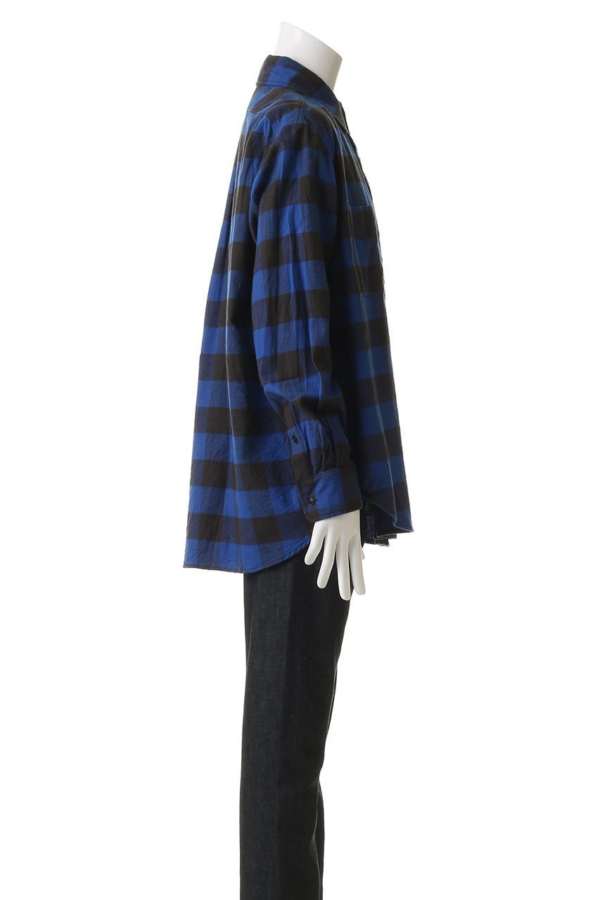 【セブン バイ セブン/SEVEN BY SEVEN / MEN】の【MEN】BUFFALO CHECK ワーク シャツ 人気、トレンドファッション・服の通販 founy(ファニー) 　ファッション　Fashion　メンズファッション　Fashion for Men　スリーブ　Sleeve, Long Sleeve / Short Sleeve　ロング　Long, Long-Length　ワーク　Workwear, Utility Style　エレガント 上品　Elegant　other-3|ID: prp329100004664891 ipo3291000000035585344