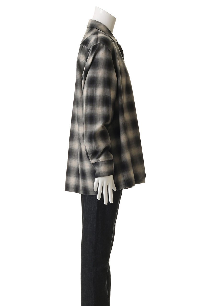 【セブン バイ セブン/SEVEN BY SEVEN / MEN】の【MEN】OMBRE CHECK ルーズ シャツ 人気、トレンドファッション・服の通販 founy(ファニー) 　ファッション　Fashion　メンズファッション　Fashion for Men　スリーブ　Sleeve, Long Sleeve / Short Sleeve　ルーズ　Loose, Oversized　ロング　Long, Long-Length　新作・新入荷　New Arrivals / New In　羽織　Haori, Light Jacket　other-3|ID: prp329100004664893 ipo3291000000033744635