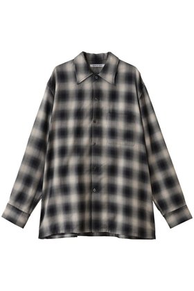 【セブン バイ セブン/SEVEN BY SEVEN / MEN】 【MEN】OMBRE CHECK ルーズ シャツ人気、トレンドファッション・服の通販 founy(ファニー) ファッション Fashion メンズファッション Fashion for Men スリーブ Sleeve, Long Sleeve / Short Sleeve ルーズ Loose, Oversized ロング Long, Long-Length 羽織 Haori, Light Jacket |ID:prp329100004664893