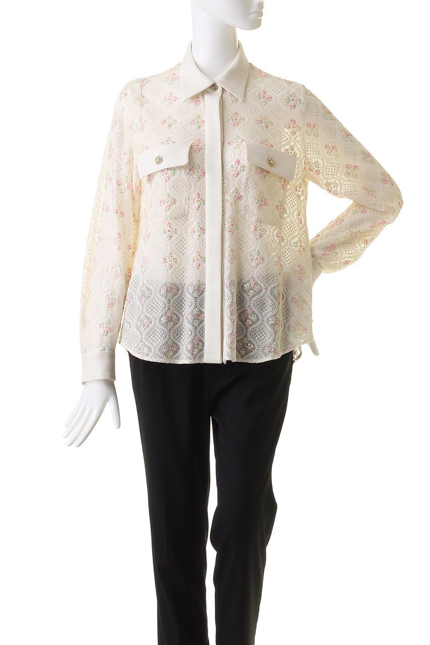 【エムダブリュー/MW】の刺しゅう ブラウス 人気、トレンドファッション・服の通販 founy(ファニー) 　ファッション　Fashion　レディースファッション　Fashion for Women　トップス・カットソー　Cut & Sew Tops　シャツ・ブラウス・オフィスカジュアル　Elegant Blouses & Button-Ups　おすすめ　Recommended / Our Picks　インド　Indian Textile　スリーブ　Sleeve, Long Sleeve / Short Sleeve　セットアップ　Set-Up, Coordinated Outfit　ロング　Long, Long-Length　エレガント 上品　Elegant　other-2|ID: prp329100004664921 ipo3291000000033745070