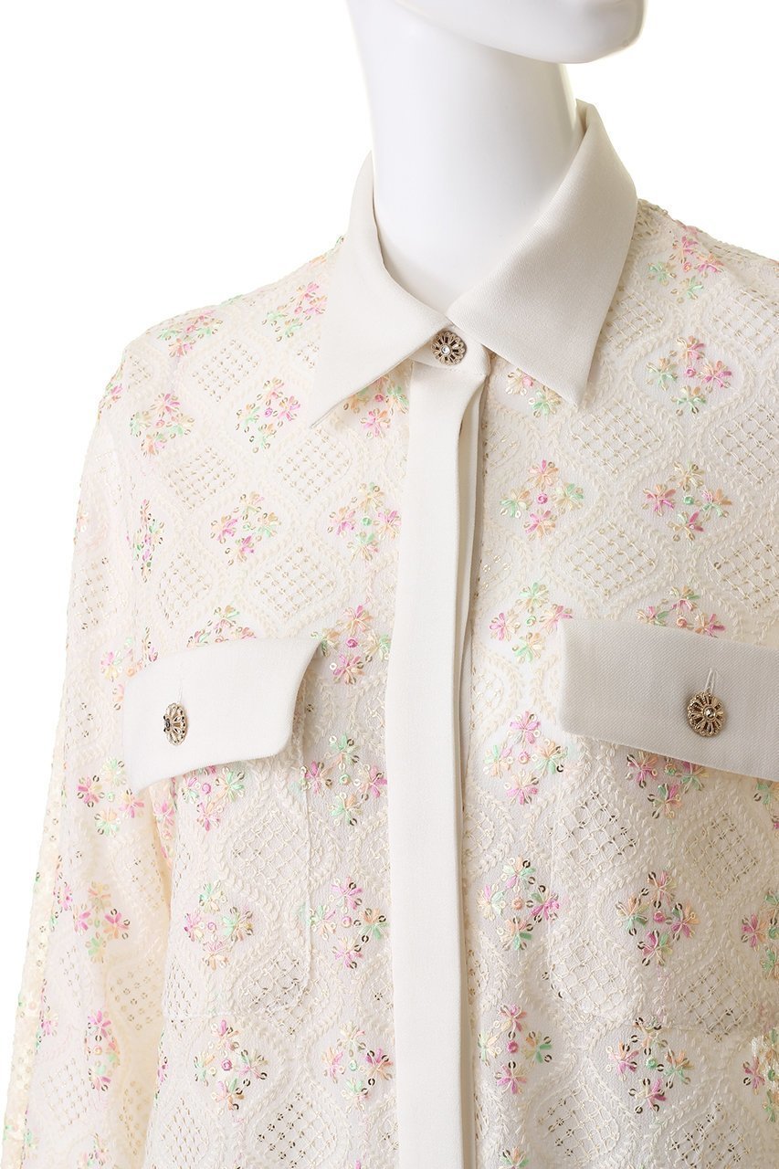 【エムダブリュー/MW】の刺しゅう ブラウス 人気、トレンドファッション・服の通販 founy(ファニー) 　ファッション　Fashion　レディースファッション　Fashion for Women　トップス・カットソー　Cut & Sew Tops　シャツ・ブラウス・オフィスカジュアル　Elegant Blouses & Button-Ups　おすすめ　Recommended / Our Picks　インド　Indian Textile　スリーブ　Sleeve, Long Sleeve / Short Sleeve　セットアップ　Set-Up, Coordinated Outfit　ロング　Long, Long-Length　エレガント 上品　Elegant　other-5|ID: prp329100004664921 ipo3291000000033745073