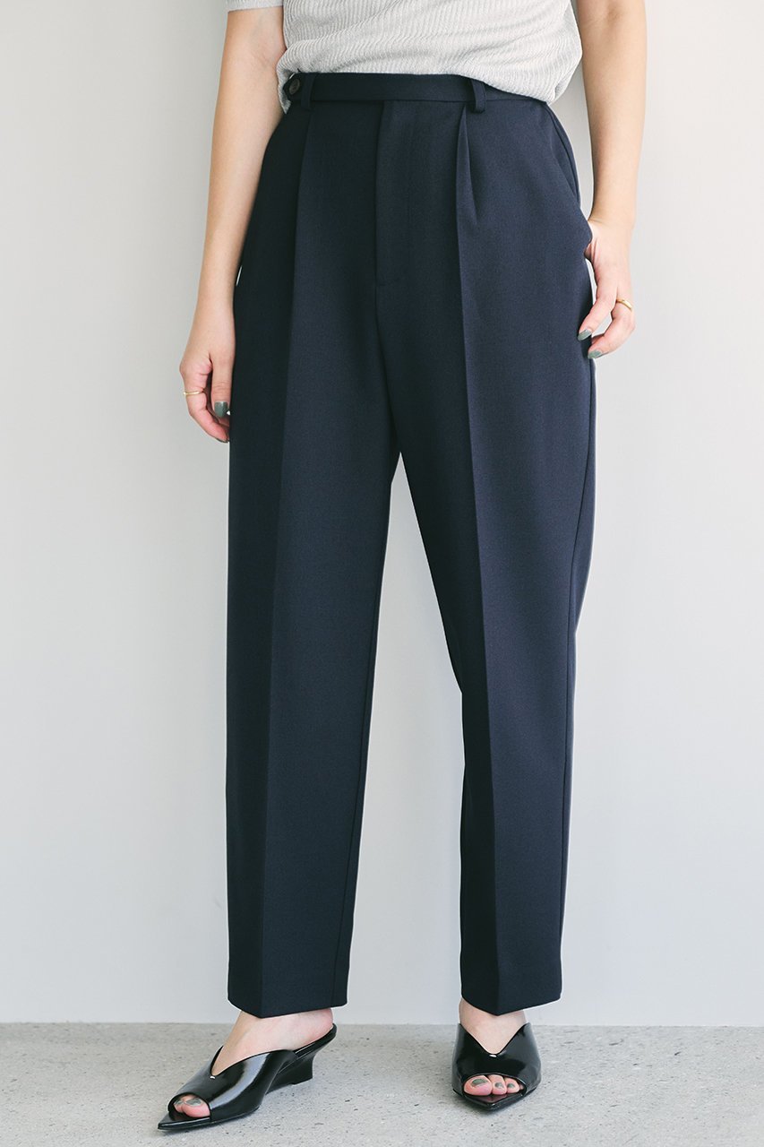 【エストラータ/STRATA】のナローベルトタックテーパードパンツ 人気、トレンドファッション・服の通販 founy(ファニー) 　ファッション　Fashion　レディースファッション　Fashion for Women　パンツ　Pants & Trousers　ベルト&ウエストマーク　Belts & Waist Accessories　ジャケット　Jacket, Outerwear　セットアップ　Set-Up, Coordinated Outfit　ツイード／ツィード　Choker, Choker Necklace　ロング　Long, Long-Length　ビジネス 仕事 通勤　Business / Work / Commuting　other-5|ID: prp329100004669590 ipo3291000000033762270