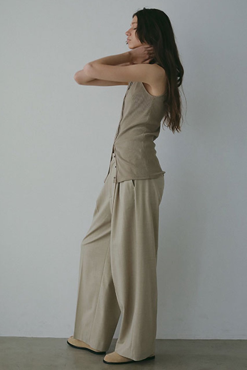 【エトレトウキョウ/ETRE TOKYO】のサイロスパンタックワイドパンツ 人気、トレンドファッション・服の通販 founy(ファニー) ファッション Fashion レディースファッション Fashion for Women パンツ Pants & Trousers おすすめ Recommended / Our Picks シンプル Simple, Minimal ジャケット Jacket, Outerwear ストライプ Stripe, Striped Pattern ストレート Straight, Straight Cut セットアップ Set-Up, Coordinated Outfit センター Center, Center Line チェック Check, Plaid, Tartan ワイド Wide, Wide Fit エレガント 上品 Elegant 無地 Plain, Solid Color 秋 Autumn other-7|ID: prp329100004669593 ipo3291000000034853914