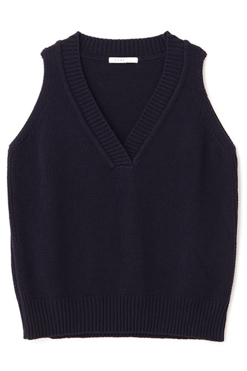 【エトレトウキョウ/ETRE TOKYO】のVネックスリーブレスニットプルオーバー 人気、トレンドファッション・服の通販 founy(ファニー) 　ファッション　Fashion　レディースファッション　Fashion for Women　トップス・カットソー　Cut & Sew Tops　ニット　Knit Tops & Sweaters　カジュアルプルオーバー・ニットトップス　Pullovers & Knit Tops / Casual Pullovers　Vネックトップス　V-Neck Tops / V-Cut Neckline Shirts　カットソー　Cut and Sewn Top　ノースリーブ　Sleeveless, No-Sleeve　バランス　Balance, Style Balance　リラックス　Relax, Relaxed Fit　新作・新入荷　New Arrivals / New In　other-5|ID: prp329100004669594 ipo3291000000033762296