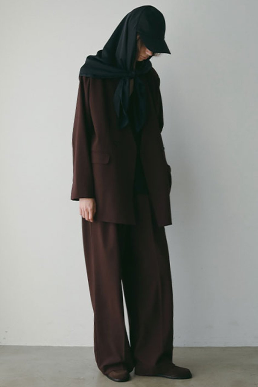 【エトレトウキョウ/ETRE TOKYO】のサイロスパンノーカラーダブルブレストジャケット 人気、トレンドファッション・服の通販 founy(ファニー) 　ファッション　Fashion　レディースファッション　Fashion for Women　アウター　Coat / Outerwear Collection　レディースジャケット・軽アウター　Jackets　インナー　Innerwear　ジャケット　Jacket, Outerwear　スマート　Smart, Elegant　ダブル　Double, Double-Breasted　ハイネック　High Neck, Mock Neck　バランス　Balance, Style Balance　フォルム　Silhouette, Form　ボックス　Boxy, Box Shape　エレガント 上品　Elegant　新作・新入荷　New Arrivals / New In　other-5|ID: prp329100004669595 ipo3291000000033762304