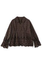 【エストラータ/STRATA】のエンブロイダリーリボンスリーブブラウス 人気、トレンドファッション・服の通販 founy(ファニー) ファッション Fashion レディースファッション Fashion for Women トップス・カットソー Cut & Sew Tops シャツ・ブラウス・オフィスカジュアル Elegant Blouses & Button-Ups おすすめ Recommended / Our Picks インナー Innerwear ジャケット Jacket, Outerwear スウェット / スエット Sweatshirt, Sweatwear スカラップ Scallop, Scalloped Edge スリーブ Sleeve, Long Sleeve / Short Sleeve デニム Denim, Jeans Material バランス Balance, Style Balance ロング Long, Long-Length thumbnail ブラウン|ID: prp329100004669597 ipo3291000000035493230