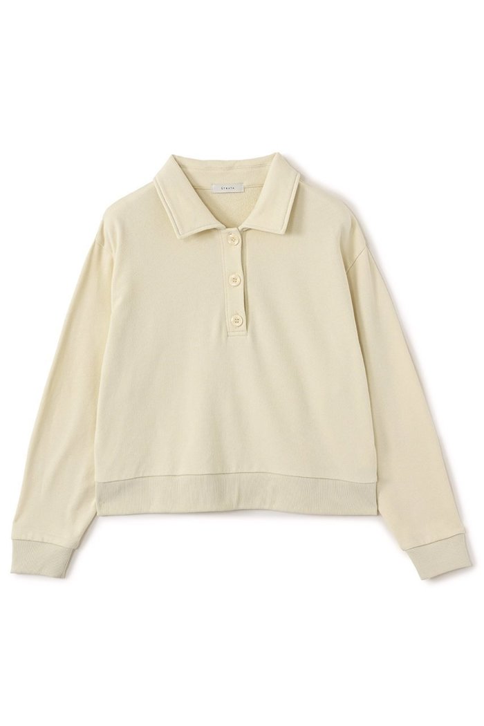 【エストラータ/STRATA】のスキッパースウェットプルオーバー インテリア・キッズ・メンズ・レディースファッション・服の通販 founy(ファニー) https://founy.com/ ファッション Fashion レディースファッション Fashion for Women トップス・カットソー Cut & Sew Tops シャツ・ブラウス・オフィスカジュアル Elegant Blouses & Button-Ups レディースパーカー・カジュアルフーディー Casual Hoodies & Sweatshirts ロングTシャツ・Tシャツ Longline T-Shirts & Tees カジュアルプルオーバー・ニットトップス Pullovers & Knit Tops / Casual Pullovers スウェット・クルーネックトップス Sweatshirts & Crewnecks / Relaxed Fit Sweat Tops カットソー・ベーシックTシャツ Cut-and-Sewn Tops / Stretch Tees & Basics おすすめ Recommended / Our Picks スキッパー Skipper, Open Collar ツイル Twist, Twisted Detail デニム Denim, Jeans Material バランス Balance, Style Balance リラックス Relax, Relaxed Fit ワイド Wide, Wide Fit ヴィンテージ Vintage Style |ID: prp329100004669598 ipo3291000000035493237