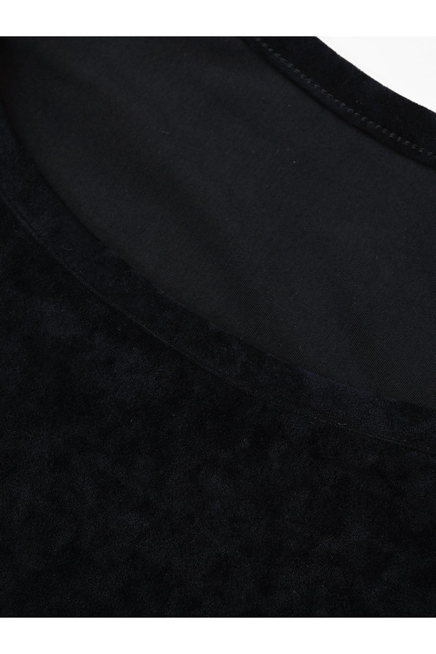 【エストラータ/STRATA】のトリアセベロアトップス 人気、トレンドファッション・服の通販 founy(ファニー) 　ファッション　Fashion　レディースファッション　Fashion for Women　トップス・カットソー　Cut & Sew Tops　シャツ・ブラウス・オフィスカジュアル　Elegant Blouses & Button-Ups　ベロアトップス　Velour Tops / Velvet-Look Items　おすすめ　Recommended / Our Picks　インナー　Innerwear　カットソー　Cut and Sewn Top　コンパクト　Compact, Small Size　ジャケット　Jacket, Outerwear　ストレッチ　Stretch, Stretchy Fabric　スリーブ　Sleeve, Long Sleeve / Short Sleeve　セットアップ　Set-Up, Coordinated Outfit　ベロア　Velour, Soft Velvet　リボン　Ribbon, Bow　ロング　Long, Long-Length　エレガント 上品　Elegant　other-3|ID: prp329100004669602 ipo3291000000035493254