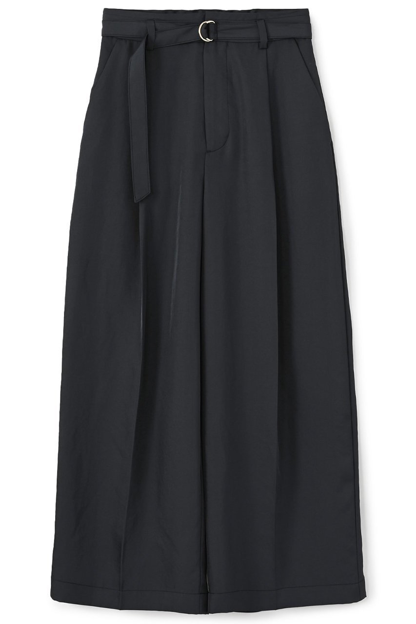 【エストラータ/STRATA】のブライトツイルタックワイドパンツ インテリア・キッズ・メンズ・レディースファッション・服の通販 founy(ファニー) 　ファッション　Fashion　レディースファッション　Fashion for Women　パンツ　Pants & Trousers　おすすめ　Recommended / Our Picks　ツイル　Twist, Twisted Detail　トレンド　Trend, Trending Now　ベーシック　Basic, Essential　リラックス　Relax, Relaxed Fit　ロング　Long, Long-Length　エレガント 上品　Elegant　ビジネス 仕事 通勤　Business / Work / Commuting　ネイビー|ID: prp329100004669603 ipo3291000000033762361