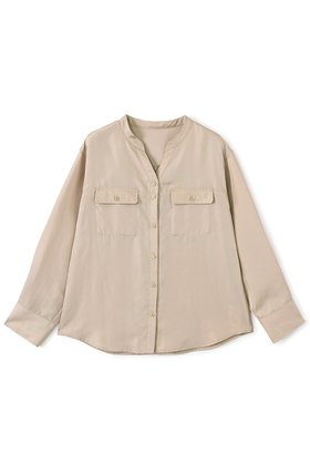 【エストラータ/STRATA】のブライトツイルダブルポケットシャツ 人気、トレンドファッション・服の通販 founy(ファニー) ファッション Fashion レディースファッション Fashion for Women トップス・カットソー Cut & Sew Tops シャツ・ブラウス・オフィスカジュアル Elegant Blouses & Button-Ups おすすめ Recommended / Our Picks スキッパー Skipper, Open Collar スリーブ Sleeve, Long Sleeve / Short Sleeve ツイル Twist, Twisted Detail トレンド Trend, Trending Now フロント Front, Front Design ベーシック Basic, Essential ボトム Bottoms, Lower Wear ポケット Pocket, Pocket Detail ロング Long, Long-Length エレガント 上品 Elegant |ID:prp329100004669604