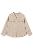 【エストラータ/STRATA】のブライトツイルダブルポケットシャツ 人気、トレンドファッション・服の通販 founy(ファニー) ファッション Fashion レディースファッション Fashion for Women トップス・カットソー Cut & Sew Tops シャツ・ブラウス・オフィスカジュアル Elegant Blouses & Button-Ups おすすめ Recommended / Our Picks スキッパー Skipper, Open Collar スリーブ Sleeve, Long Sleeve / Short Sleeve ツイル Twist, Twisted Detail トレンド Trend, Trending Now フロント Front, Front Design ベーシック Basic, Essential ボトム Bottoms, Lower Wear ポケット Pocket, Pocket Detail ロング Long, Long-Length エレガント 上品 Elegant thumbnail ピンクベージュ|ID: prp329100004669604 ipo3291000000033762370