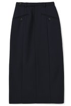 【エストラータ/STRATA】のナローベルトポケットデザインスカート ネイビー|ID: prp329100004669605 ipo3291000000035863688