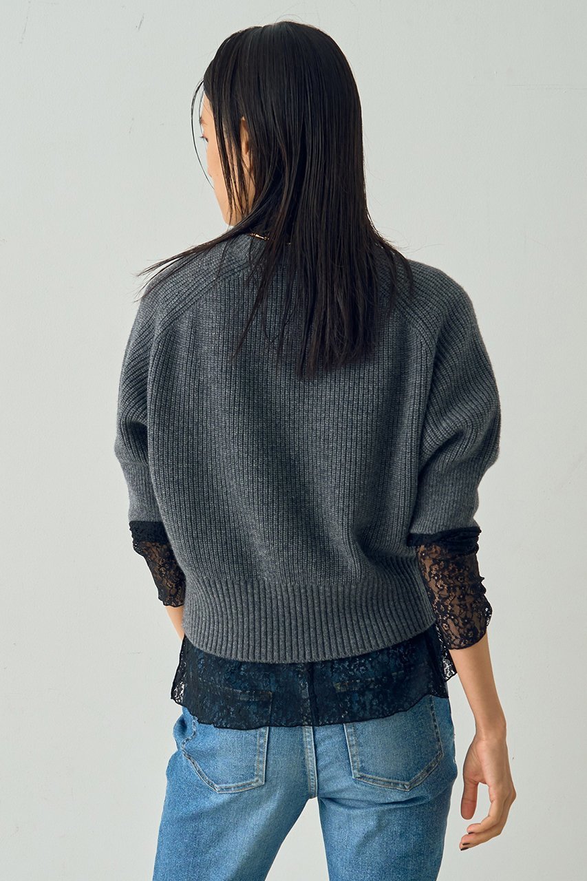 【デザイン ワークス/DESIGN WORKS】のウールカシミヤショートスリーブニット 人気、トレンドファッション・服の通販 founy(ファニー) 　ファッション　Fashion　レディースファッション　Fashion for Women　トップス・カットソー　Cut & Sew Tops　ニット　Knit Tops & Sweaters　カジュアルプルオーバー・ニットトップス　Pullovers & Knit Tops / Casual Pullovers　おすすめ　Recommended / Our Picks　コンパクト　Compact, Small Size　バランス　Balance, Style Balance　フェミニン　Feminine, Girly　ボトム　Bottoms, Lower Wear　新作・新入荷　New Arrivals / New In　A/W・秋冬　Autumn/Winter　other-3|ID: prp329100004669607 ipo3291000000033762397
