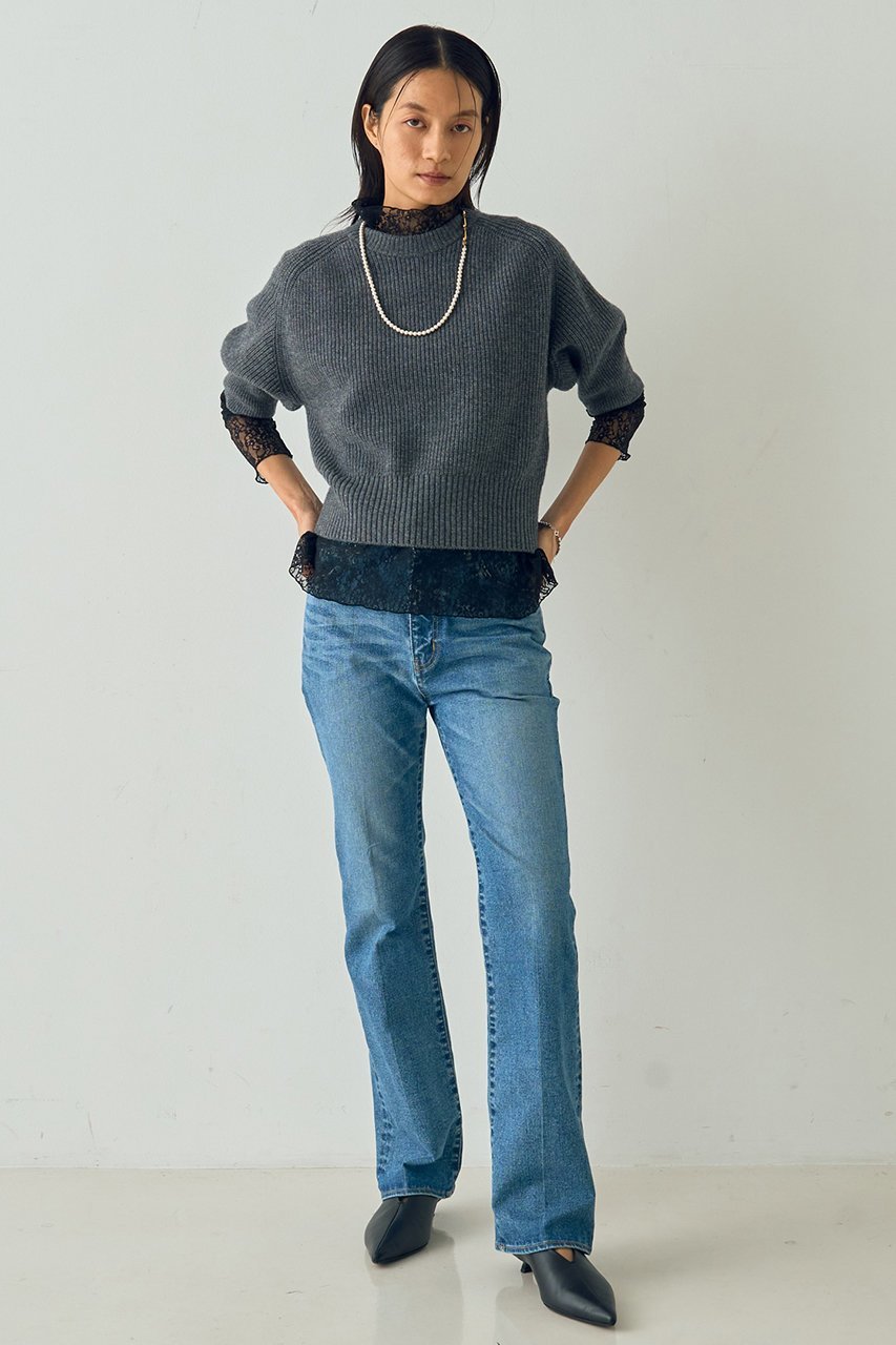 【デザイン ワークス/DESIGN WORKS】のウールカシミヤショートスリーブニット 人気、トレンドファッション・服の通販 founy(ファニー) 　ファッション　Fashion　レディースファッション　Fashion for Women　トップス・カットソー　Cut & Sew Tops　ニット　Knit Tops & Sweaters　カジュアルプルオーバー・ニットトップス　Pullovers & Knit Tops / Casual Pullovers　おすすめ　Recommended / Our Picks　コンパクト　Compact, Small Size　バランス　Balance, Style Balance　フェミニン　Feminine, Girly　ボトム　Bottoms, Lower Wear　新作・新入荷　New Arrivals / New In　A/W・秋冬　Autumn/Winter　other-8|ID: prp329100004669607 ipo3291000000033762402