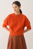 【デザイン ワークス/DESIGN WORKS】のウールカシミヤショートスリーブニット オレンジ|ID: prp329100004669607 ipo3291000000036108812
