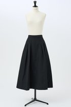 【デザイン ワークス/DESIGN WORKS】のタックツイルフレアスカート ブラック|ID: prp329100004669614 ipo3291000000036085141