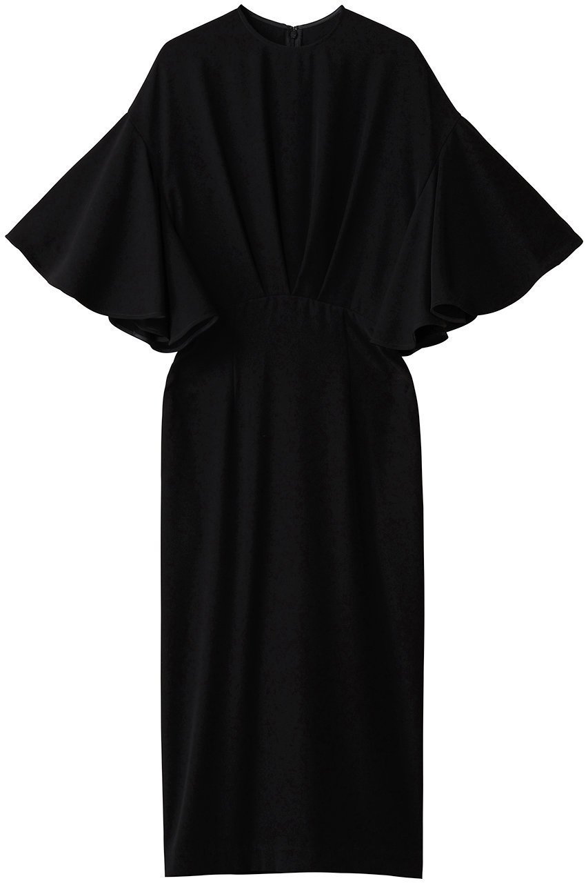 【コルコバード/CORCOVADO】のドレープツイルドレス インテリア・キッズ・メンズ・レディースファッション・服の通販 founy(ファニー) 　ファッション　Fashion　レディースファッション　Fashion for Women　ワンピース　Dresses　フォーマル・パーティードレス・結婚式用ドレス　Elegant & Casual Dresses　チュニック　Tunic Tops & Dresses　アクセサリー　Fashion Accessories　ストレッチ　Stretch, Stretchy Fabric　チュニック　Tunic, Long Top　ドレス　Dress, One-Piece　ドレープ　Drape, Draping Fabric　ブラック|ID: prp329100004669620 ipo3291000000036108841