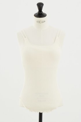 【デザイン ワークス/DESIGN WORKS】 【HAKUJI】Random rib bra タンクトップ人気、トレンドファッション・服の通販 founy(ファニー) ファッション Fashion レディースファッション Fashion for Women トップス・カットソー Cut & Sew Tops キャミソール&ノースリーブ Camisoles & Sleeveless Tops シャツ・ブラウス・オフィスカジュアル Elegant Blouses & Button-Ups ロングTシャツ・Tシャツ Longline T-Shirts & Tees カットソー・ベーシックTシャツ Cut-and-Sewn Tops / Stretch Tees & Basics キャミソール Camisole, Spaghetti Strap Top ショルダー Shoulder, Shoulder Strap シンプル Simple, Minimal スクエア Square, Square Shape セパレート Separate, Two-Piece タンク Tank Top, Sleeveless Top デコルテ Décolleté, Neckline エレガント 上品 Elegant |ID:prp329100004669622