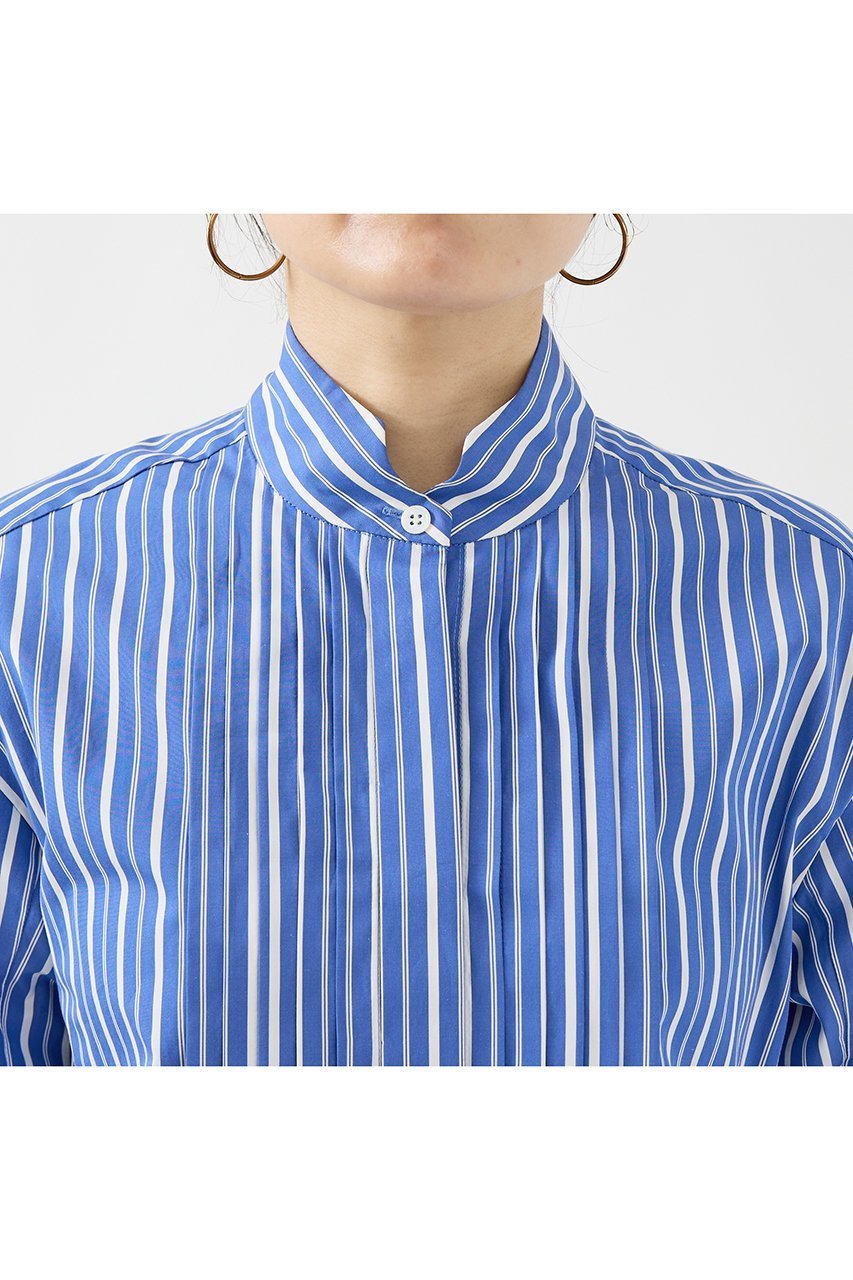 【デザイン ワークス/DESIGN WORKS】のボウタイ付きフロントプリーツシャツ 人気、トレンドファッション・服の通販 founy(ファニー) 　ファッション　Fashion　レディースファッション　Fashion for Women　トップス・カットソー　Cut & Sew Tops　シャツ・ブラウス・オフィスカジュアル　Elegant Blouses & Button-Ups　おすすめ　Recommended / Our Picks　クラシカル　Classical, Vintage-Inspired　シンプル　Simple, Minimal　ジャケット　Jacket, Outerwear　スリーブ　Sleeve, Long Sleeve / Short Sleeve　フロント　Front, Front Design　マニッシュ　Mannish, Boyish　メンズ　Men's, Menswear　リボン　Ribbon, Bow　ロング　Long, Long-Length　エレガント 上品　Elegant　新作・新入荷　New Arrivals / New In　other-5|ID: prp329100004669624 ipo3291000000033762544