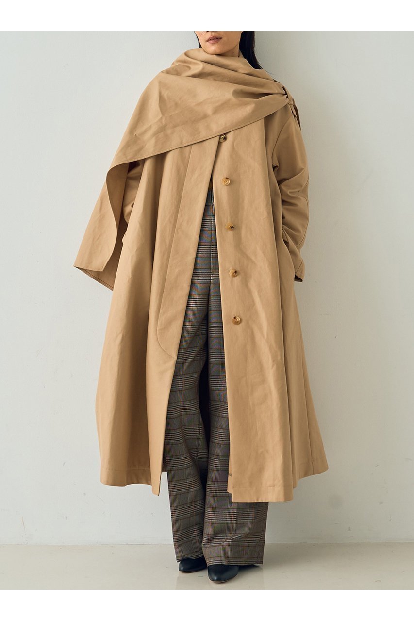 【デザイン ワークス/DESIGN WORKS】のマルチウェイトレンチコート 人気、トレンドファッション・服の通販 founy(ファニー) 　ファッション　Fashion　レディースファッション　Fashion for Women　アウター　Coat / Outerwear Collection　コート・ロングコート・ピーコート　Long Coats, Peacoats & More　トレンチコート / 春秋の定番アウター　Trench Coats　エレガント 上品　Elegant　クラシカル　Classical, Vintage-Inspired　ストール　Stole, Wrap　ファブリック　Fabric, Textile　フレア　Flare, Flared　ロング　Long, Long-Length　ワイド　Wide, Wide Fit　おすすめ　Recommended / Our Picks　新作・新入荷　New Arrivals / New In　other-8|ID: prp329100004669627 ipo3291000000033762561